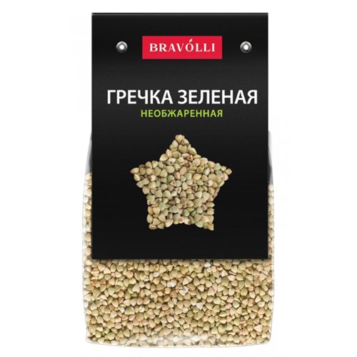 Крупа Гречневая Зеленая Bravalli 350 гр 96810 - фото 10476