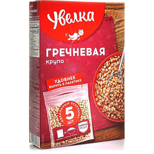Крупа Гречневая Увелка 400 гр 96811 - фото 10477