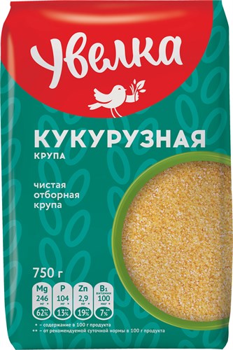 Крупа Кукурузная Увелка 750 гр 96836 - фото 10497