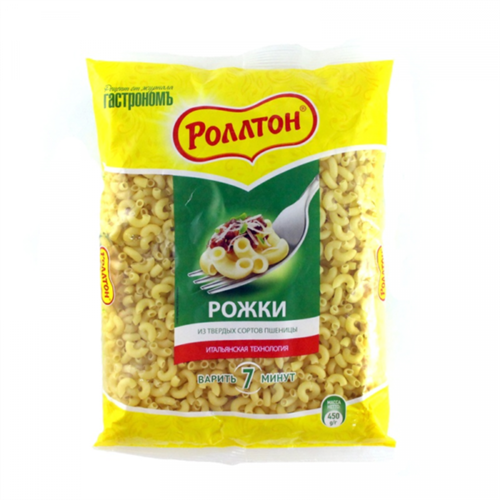 Макароны Роллтон рожки 400 гр 96885 - фото 10538