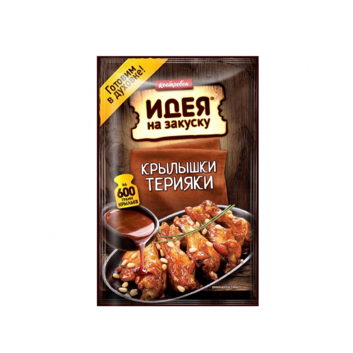 Соус Идея на закуску крылышки терияки 80 гр 97014 - фото 10670