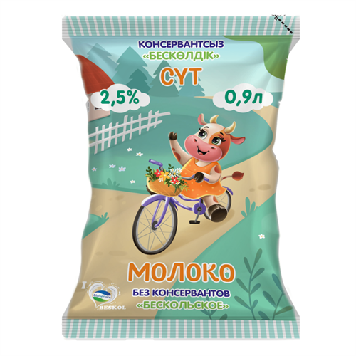 Молоко Molservice 2,5 % 900 мл тфа 97098 - фото 10721