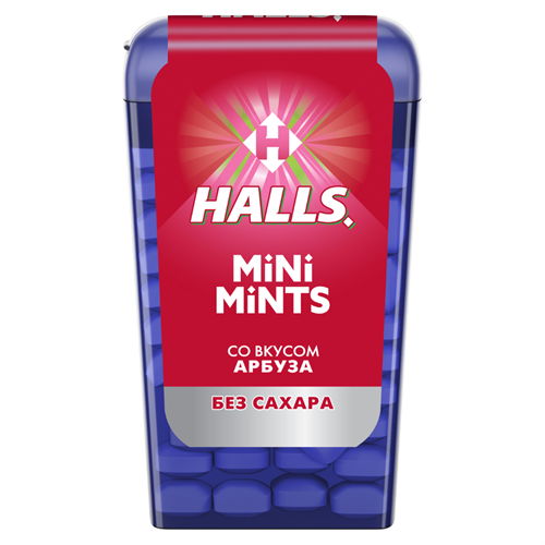 Конфеты Halls Mini Mints арбуз без сахара 12.5гр 97455 - фото 11027