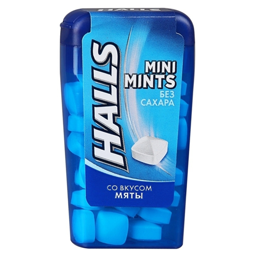 Конфеты Halls Mini Mints мята без сахара 12.5гр 97513 - фото 11081