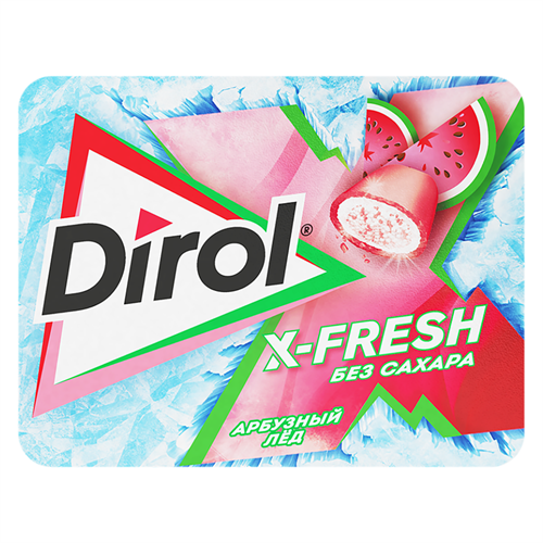 Жевательная резинка Dirol X-fresh Арбузный лед 16г 97514 - фото 11082