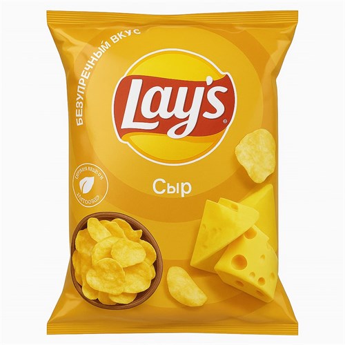 Чипсы картофельные LAY'S Сыр 140 гр 97618 - фото 11170