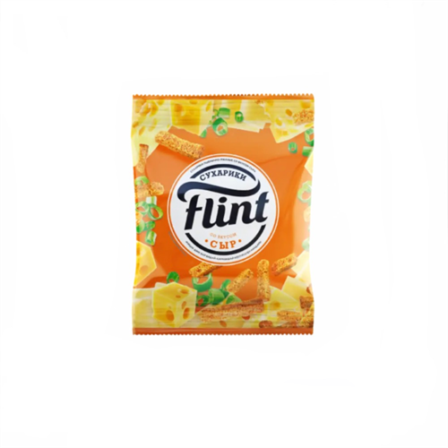 Сухарики Flint сыр 60 гр 97642 - фото 11198