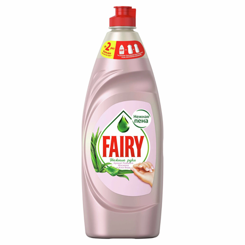 Средство для мытья посуды Fairy Нежные руки Розовый жасмин 900 мл 97924 - фото 11412