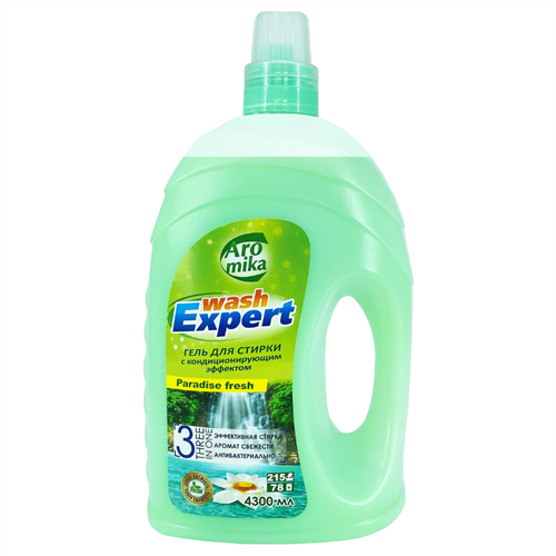 Гель-кондиционер для стирки Wash Expert Paradise fresh 4300 мл 97977 - фото 11469