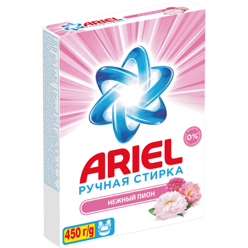 Стиральный порошок Ariel Нежный пион Ручная стирка 450 гр 98013 - фото 11508