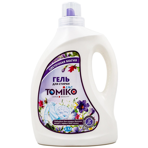 Гель для стирки Tomiko Цветочная магия 2.1л 98152 - фото 11711