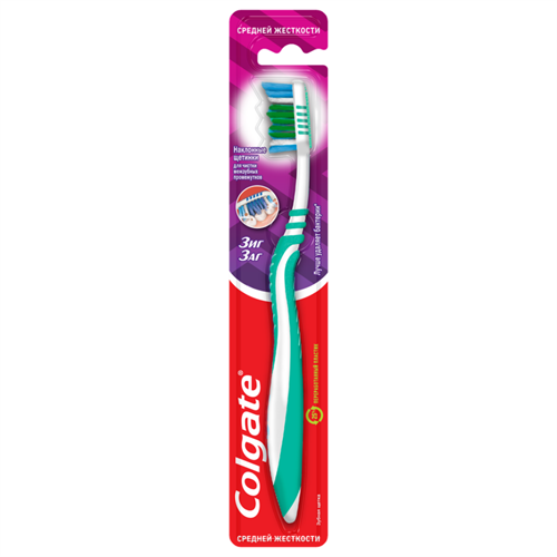 Зубная щетка Colgate Зиг заг Многофункциональная средняя 98538 - фото 12115