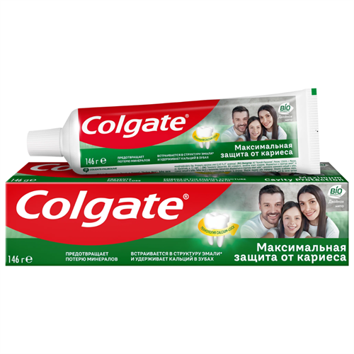 Зубная паста Colgate Максимальная защита от кариеса 100мл 98570 - фото 12152
