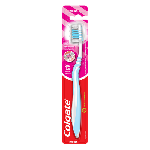 Зубная щетка Colgate Зиг заг Забота о деснах мягкая 98595 - фото 12182