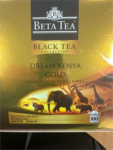 Чай черный Beta Tea Gold 100 пакетиков 98676 - фото 12293