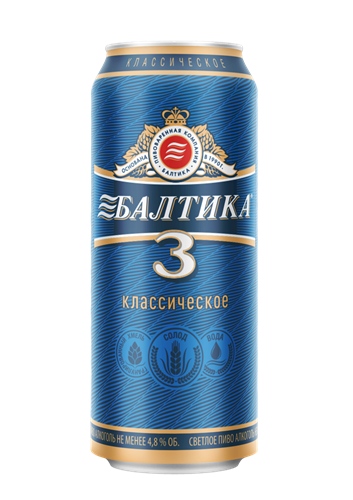 Пиво Балтика 3 0,45 л ж/б 95683 - фото 9733