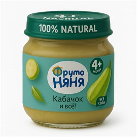 Пюре Фруто Няня кабачок 80 гр 96104