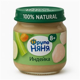 Пюре Фруто Няня индейка овощи 100 гр 96160