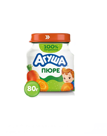 Пюре Агуша морковь 80 гр 96164