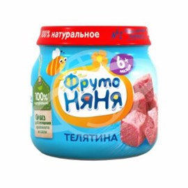 Пюре Фруто Няня из телятины 80 гр 96191