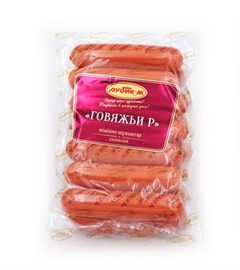 Сосиски Говяжьи Рубиком вес 96390