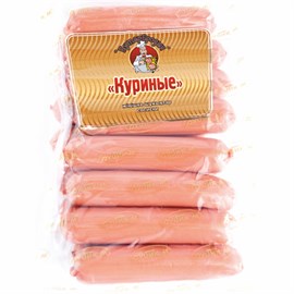 Сосиски Куриные Рубиком вес  96398
