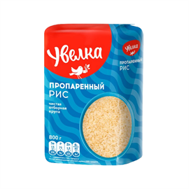 Рис Пропаренный Увелка 800 гр 96828