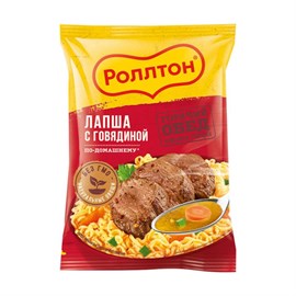 Лапша Роллтон с говядиной 60 гр 96873