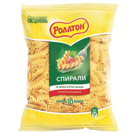 Макароны Роллтон спирали 400 гр 96888