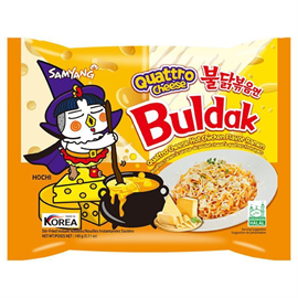 Лапша Buldak Quattro Cheese 145 гр 96935
