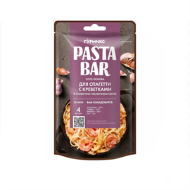 Pasta-Bar соус для спагетти с креветками в сливочно-чесночном соусе 120 гр 96979