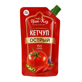 Кетчуп Цин-Каз Острый 150 гр 97005
