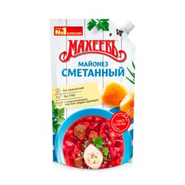 Майонез Махеев Сметанный 400 гр 97017