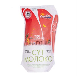 Молоко Садовое 3,2 % 900 мл тфа 97043