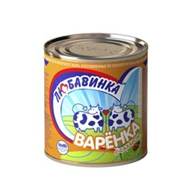 Сгущенка вареная Любавинка 380 гр 97061
