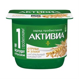 Биойогурт Активиа Злаки 120 гр 97121