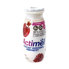 Actimel супермикс гранат 95 гр 97126