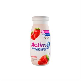 Actimel супермикс клубника 95 гр 97270
