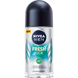 Дезодорант-антиперспирант Nivea Men Fresh Kick 50мл 97326