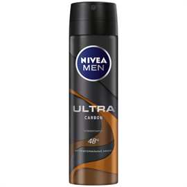 Дезодорант-антиперспирант спрей Nivea Men Ultra Carbon 150мл 97331