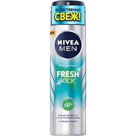 Дезодорант-антиперспирант спрей Nivea Men Fresh Kick 150мл 97332