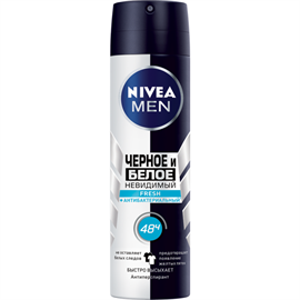 Дезодорант-антиперспирант спрей Nivea Men Черное и Белое Fresh 150мл 97336