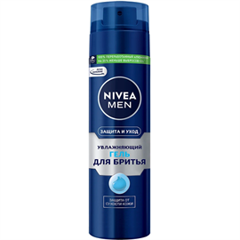 Гель для бритья Nivea Men Увлажняющий 200мл 97347