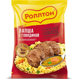 Лапша Роллтон по-домашнему говядина 85 гр 97447