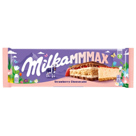 Шоколад Milka Клубничный чизкейк 300гр 97452