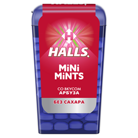 Конфеты Halls Mini Mints арбуз без сахара 12.5гр 97455