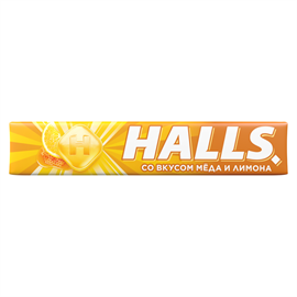 Карамель леденцовая HALLS Мед и лимон 25гр 97462