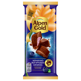 Шоколад Alpen Gold с чернично-йогуртовой начинкой 80гр 97468