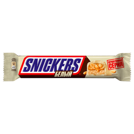 Батончик шоколадный SNICKERS Белый 81гр 97482