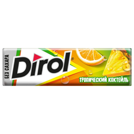 Жевательная резинка Dirol Тропический коктейль 13,6гр 97502